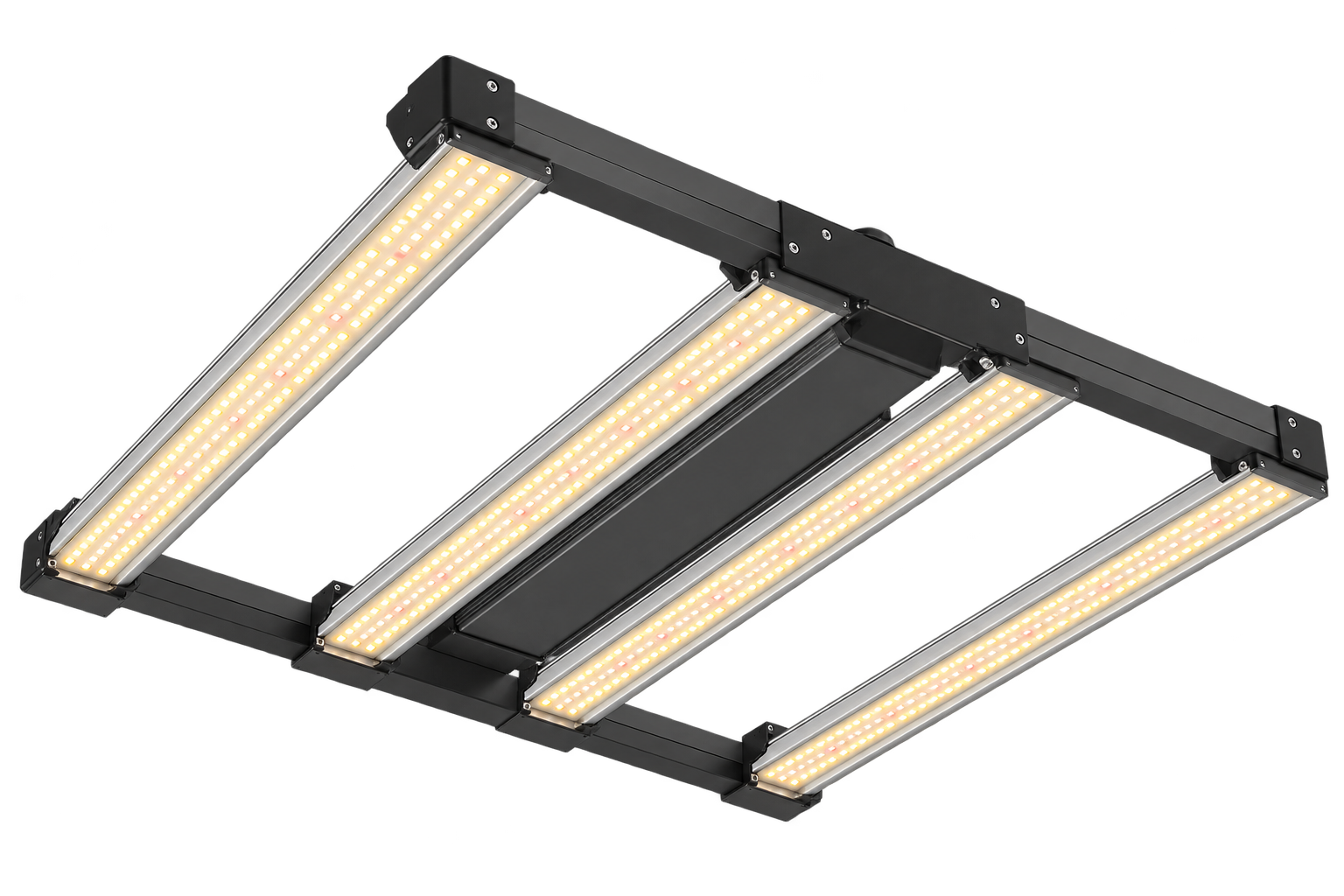 Example four-bar LED grow-light fixture